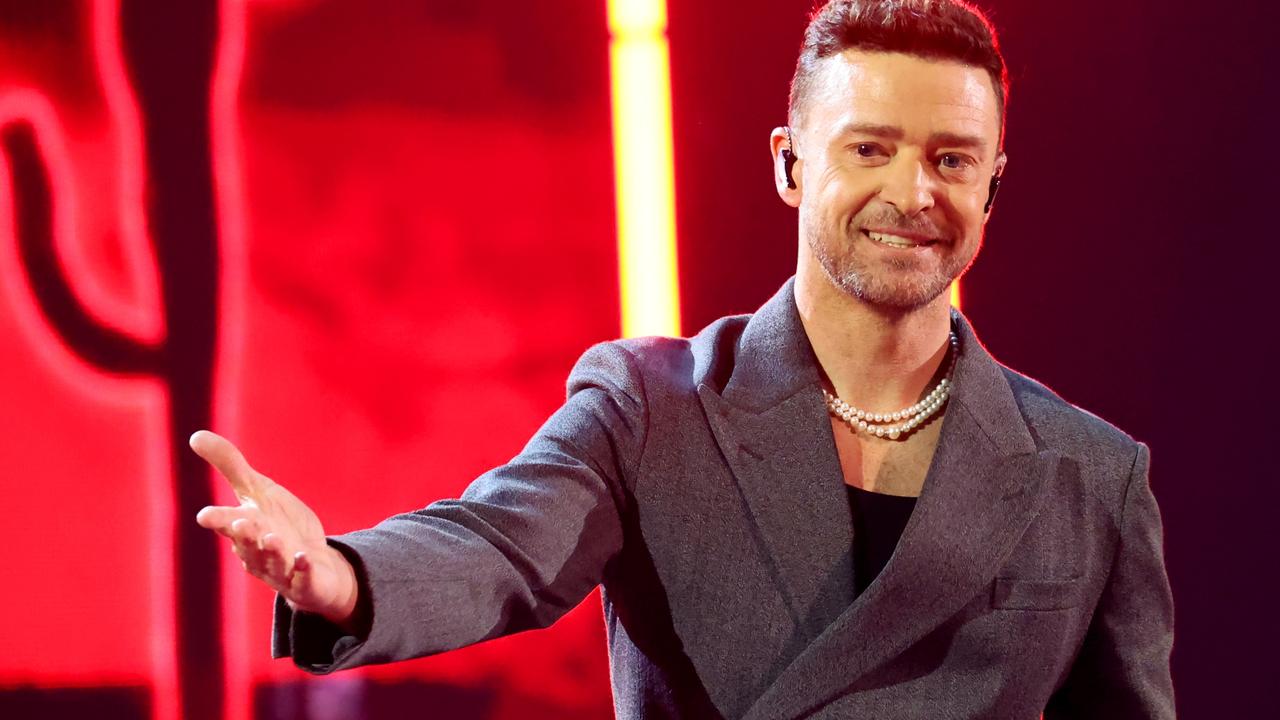 Justin Timberlake performs onstage during the 2024 iHeartRadio Music Awards at Dolby Theatre on April 01, 2024 in Hollywood, California. (Photo by Amy Sussman/Getty Images)