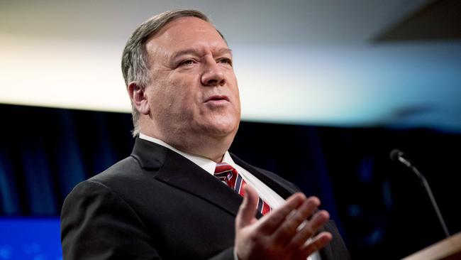 US Secretary of State Mike Pompeo is right to say the “Chinese Communist Party did all that it could to make sure that the world didn’t learn in a timely fashion about what was taking place” in Wuhan. Picture: AP Photo