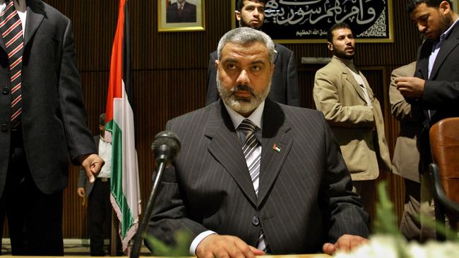 Ismail Haniyeh released a gloating statement in which he hailed a “great victory” and praised Hamas’s “pious and courageous fighters”. Picture: Anja Niedringhaus)