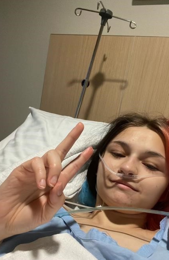 Christabel Moschetti, 22, lives in Alice Springs and has endometriosis, and has paid almost $1000 travel to Sydney to receive treatment in the past. Picture: Gera Kazakov