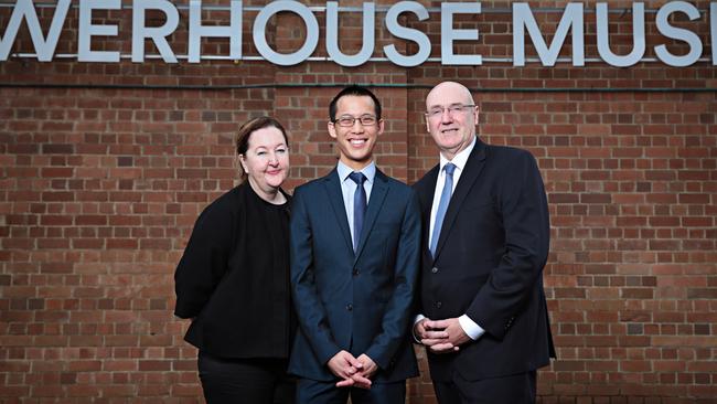 Powerhouse CEO Lisa Havilah, Eddie Woo and Trust President Professor Barney Glover. Picture: Adam Yip