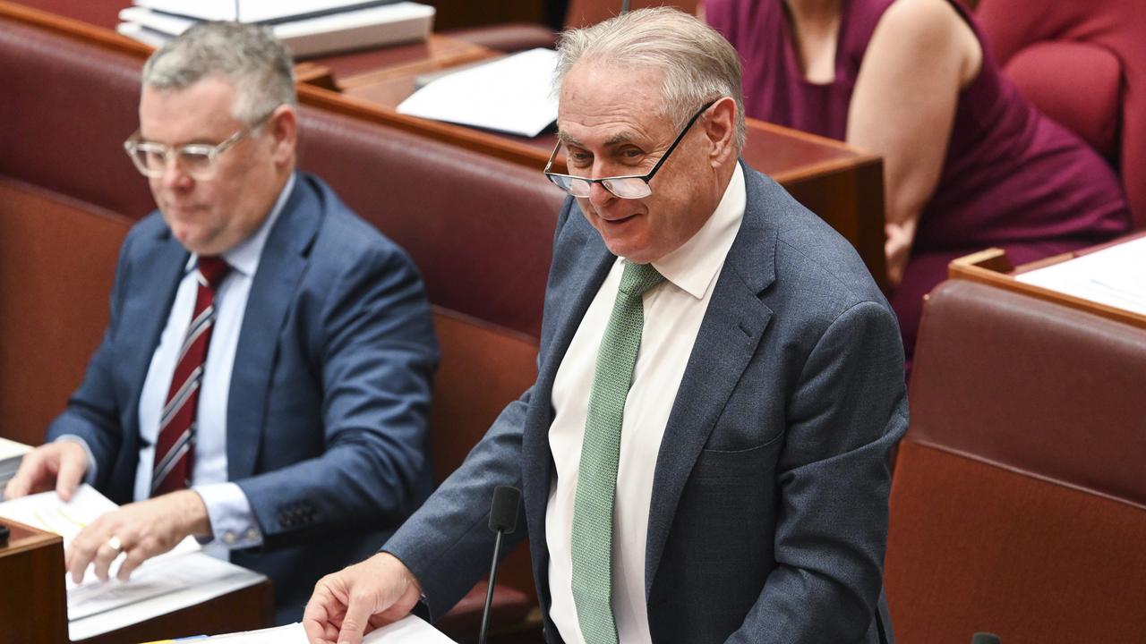 Senator Farrell was acting senate leader for a day when he made the comment on the US. Picture: NCA NewsWire / Martin Ollman