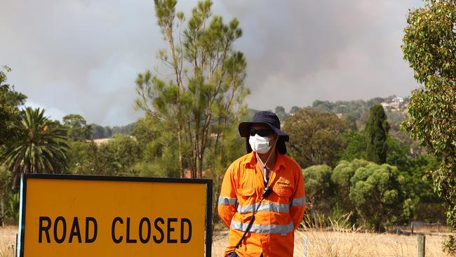 Several roads have been closed. Picture: Paul Kane/Getty Images