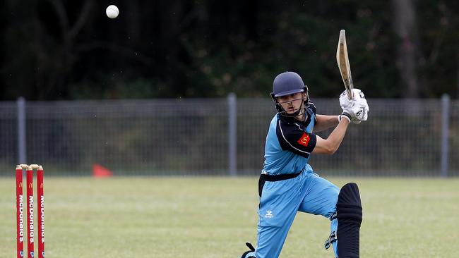 Cameron Herd batting for Southern Districts. Picture: John Appleyard