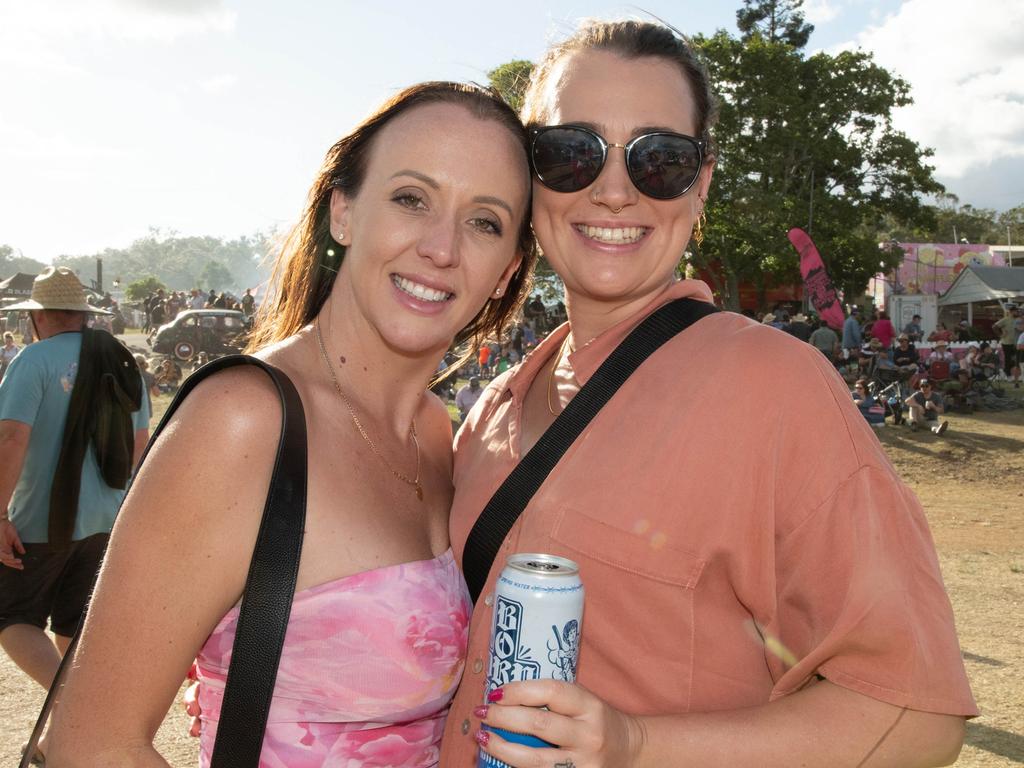 Kirby Johnson and Ash Tomae. Meatstock - Music, Barbecue and Camping Festival at Toowoomba Showgrounds.Saturday March 9th, 2024 Picture: Bev Lacey