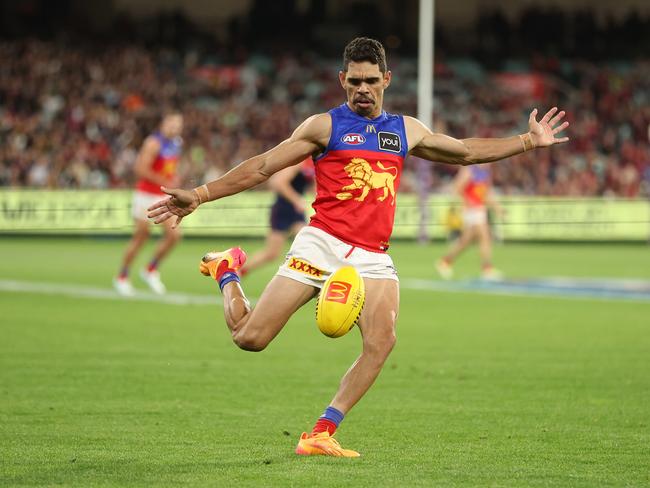 Charlie Cameron is free to play against the Cats after having a one-game ban reduced to a fine. Picture: Robert Cianflone/Getty Images