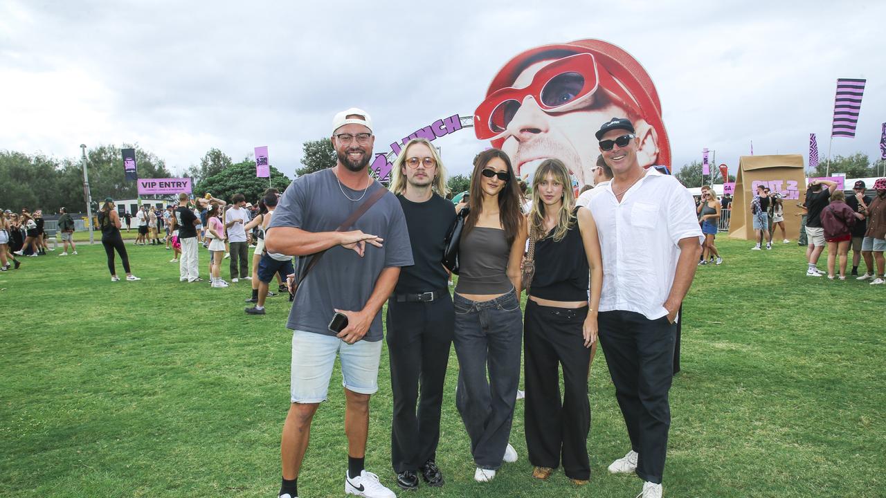 SaiaÃ&#149;s Crew at the Out 2 Lunch festival on the Coolangatta beachfront. Picture: Glenn Campbell