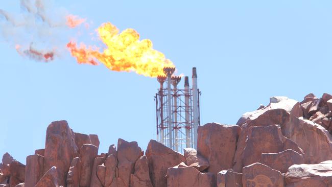 Industrial development in WA’s Burrup Peninsula.