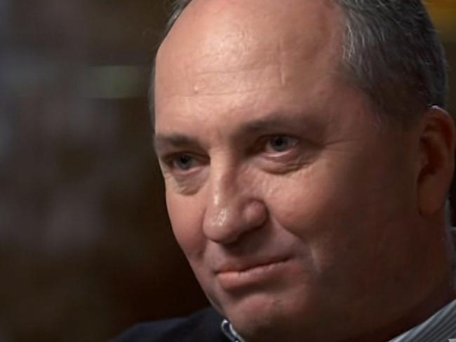 Barnaby Joyce and Vikki Campion first ever interview aired tonight on channel 7, 03 June, 2018. Photo credit: Channel 7