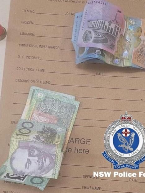 and counterfeit cash. Picture: NSW Police