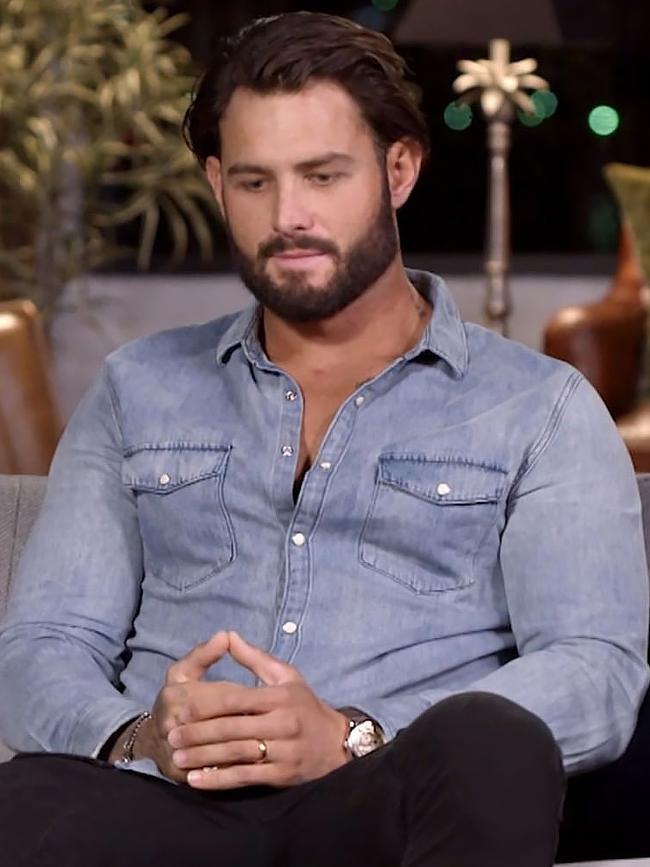 MAFS contestant Sam reflects on the “chat” he had with Bronson’s wife, Ines. In bed. While Sam was married to Elizabeth. 