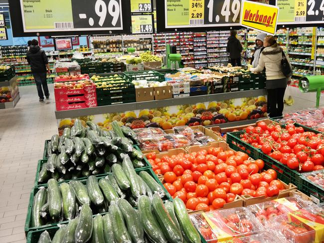 Fruit and vegetables at Kaufland.