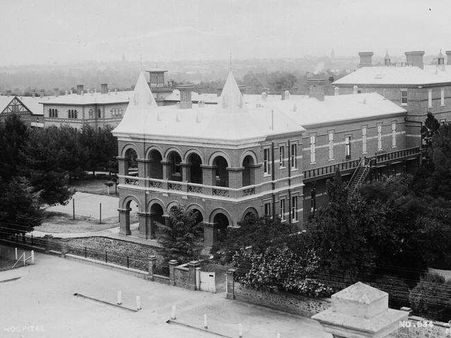 The Royal Adelaide Hospital in approximately 1895. Picture: State Library of South Australia B 23506/12