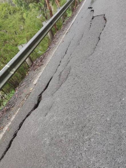 Traffic is being diverted around the road. Picture: Yarra Ranges Council