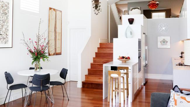 This Paddington terrace was first renovated 14 years ago, but now the owners’ needs have shifted to a family home, which meant reworking the staircases and reconsidering the living areas.