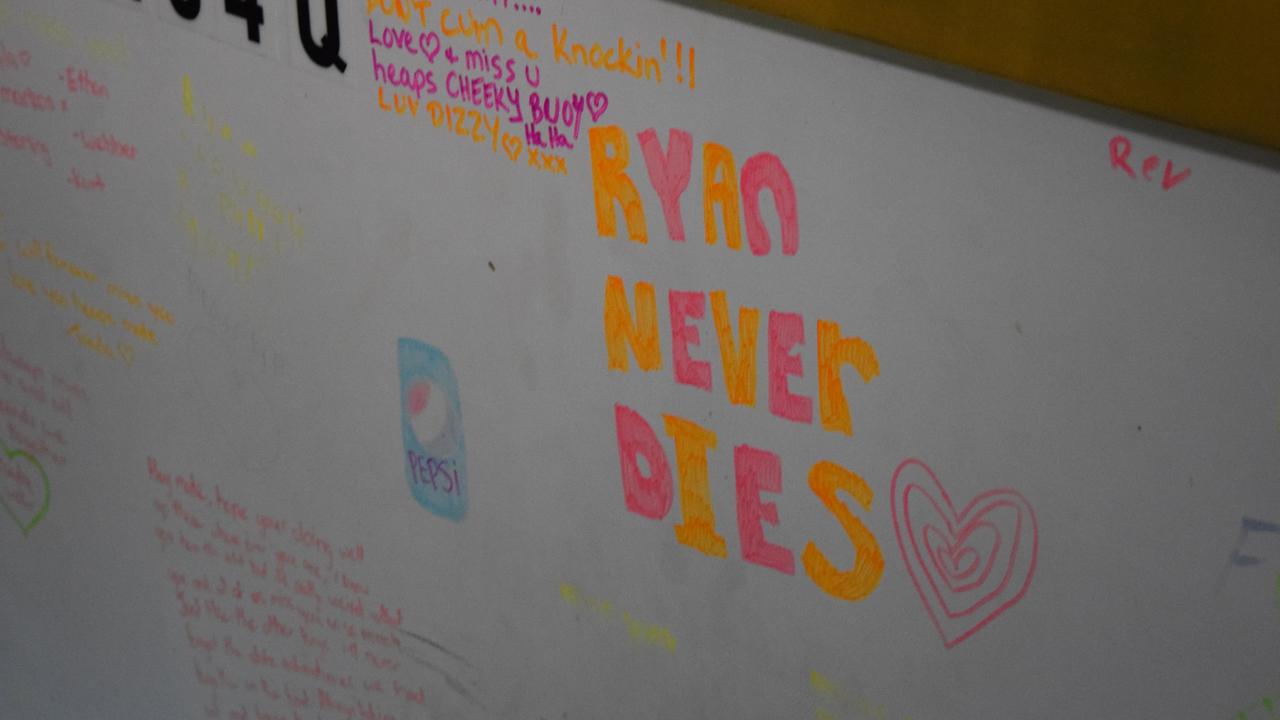 Ryan Kimball's friends have been leaving notes for him since his passing.