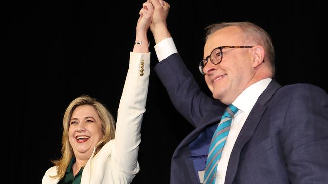 ******For Jamie Hanson******  Premier Annastacia Palaszczuk and The Prime minister Anthony Albanese at Novotal SSC. Pic Supplied by Govt