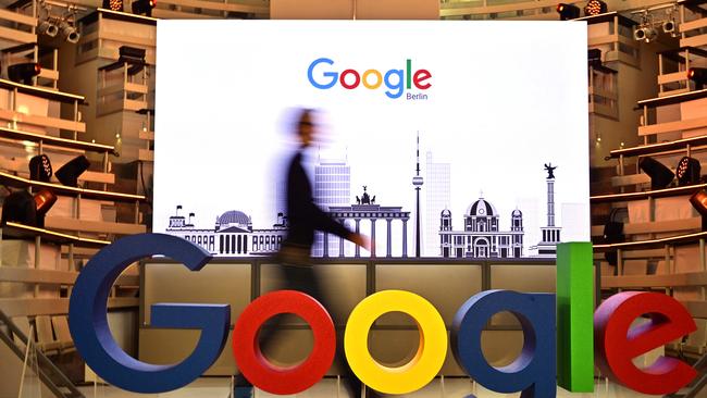 Google has posted the first fall in quarterly advertising revenue in its 22-year history. Picture: AFP