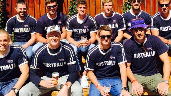 Adelaide Crows enjoying their end of season drinks Picture: Instagram