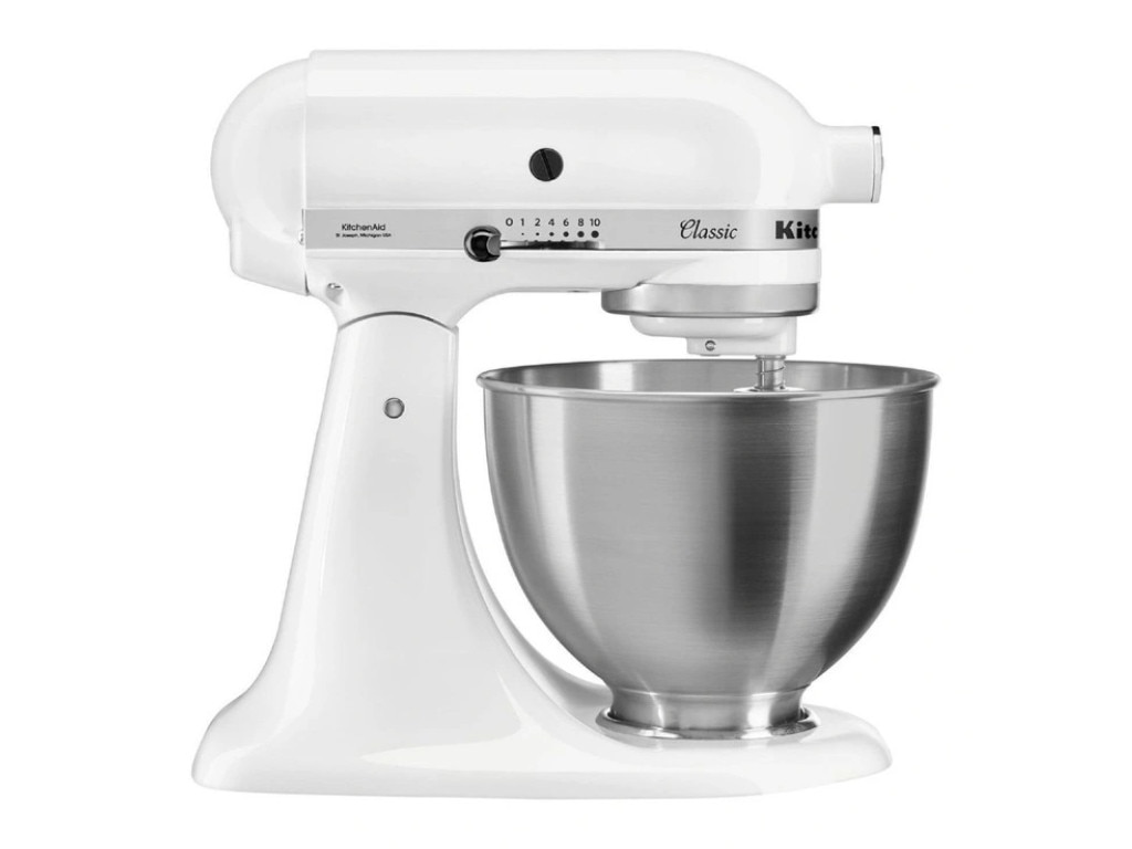 KitchenAid KSM45 Classic Stand Mixer White. Picture: KitchenAid.