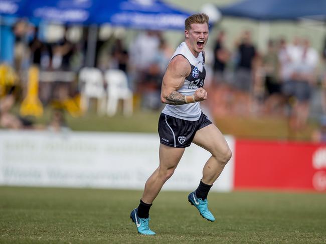 Mitchell Johnson kicked three goals for Southport. Picture: Jerad Williams