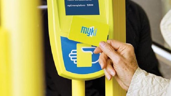 One decade on and we’re still having issues with Myki. Picture: File.