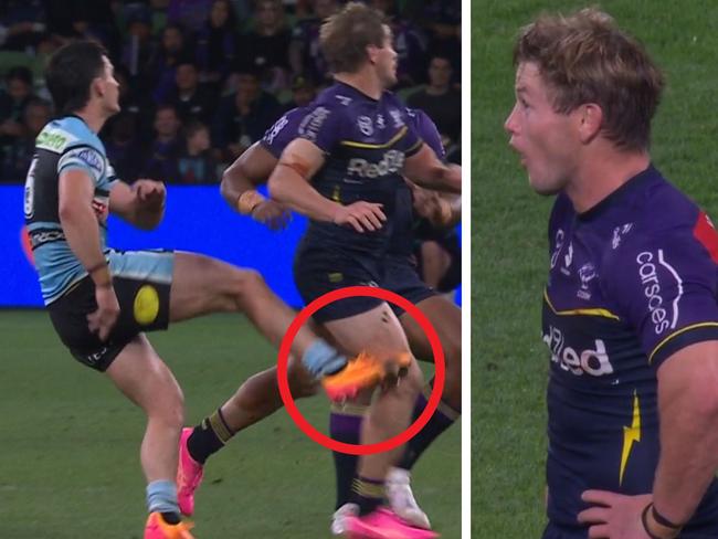 Harry Grant couldn't believe it. Photo: Fox Sports