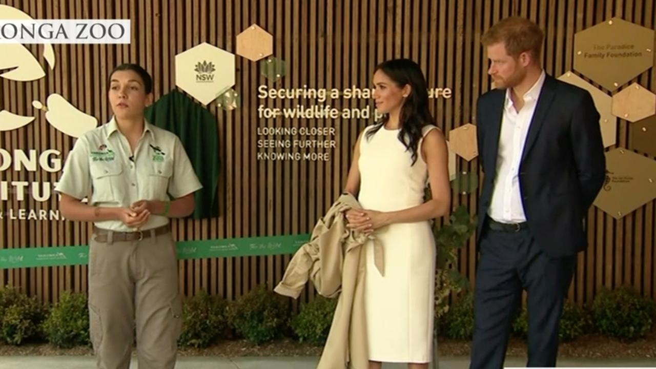 Meghan and Harry are on hand to help open a new research and education facility for students, and to meet with conservation scientists.