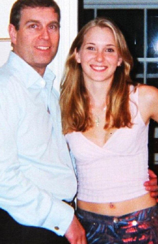 Prince Andrew and a then-teenage Cirgina.