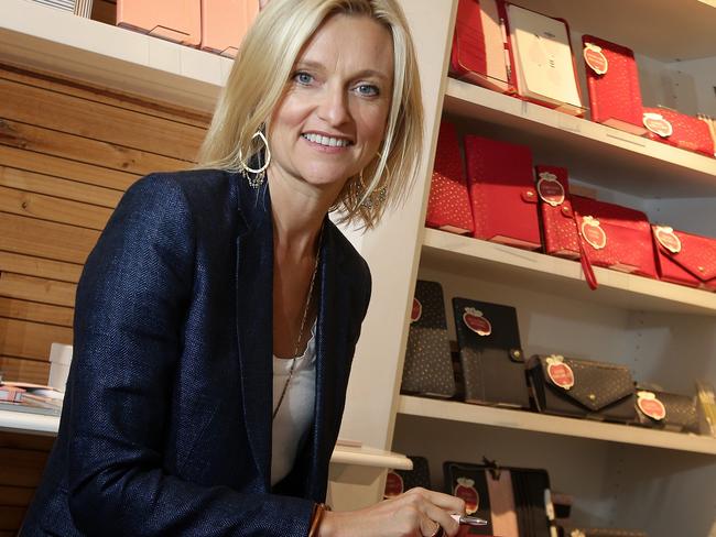 Photo: Hamish BlairOwner of stationary chain Kikki K, Kristina Karlsson in her Port Melbourne store on Monday, April 7, 2014 in Port Melbourne, Australia.