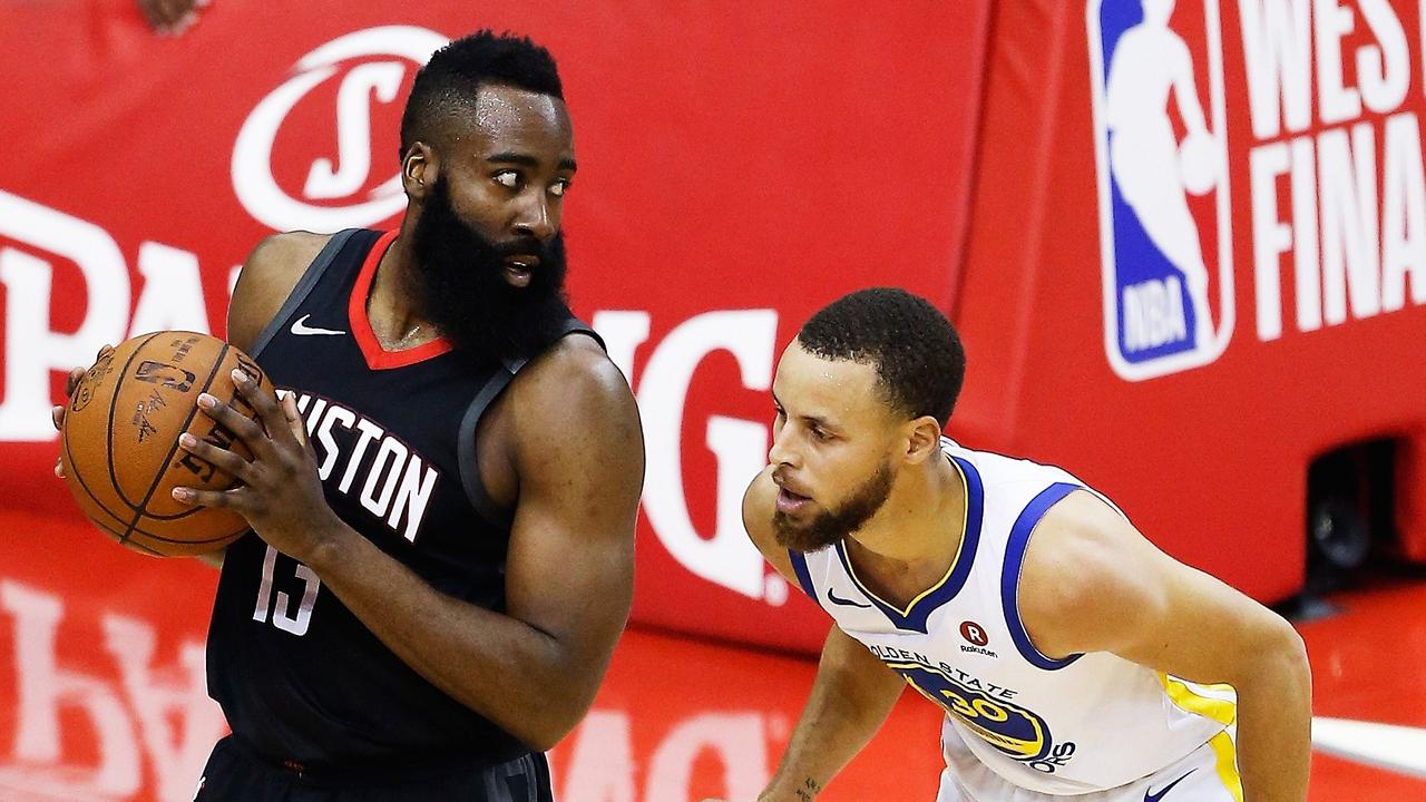 James on sale harden warriors