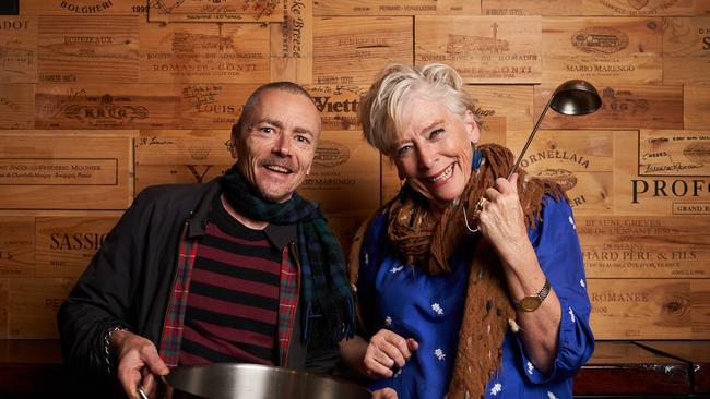 Tasting Australia’s Simon Bryant and Maggie Beer. Picture: Matt Loxton