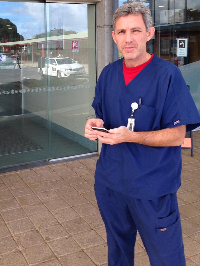 Director of Noarlunga Hospital Emergency Department Dr Jim Holland. Picture: Brad Crouch