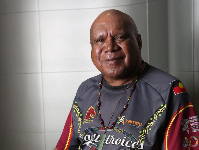 Indigenous artist Archie Roach had the APRA Awards audience on their feet. Picture: Bob Barker.