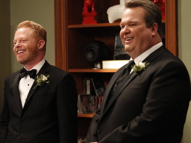 Modern Family stars Jesse Tyler Ferguson and Eric Ferguson.