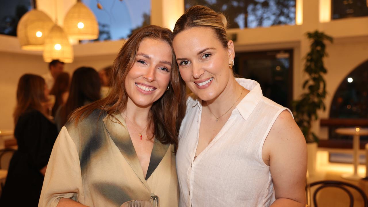 Kayla Hall and Krystal French at The Tamborine Boutique Hotel Launch at Mount Tamborine for Gold Coast at Large. Picture, Portia Large.