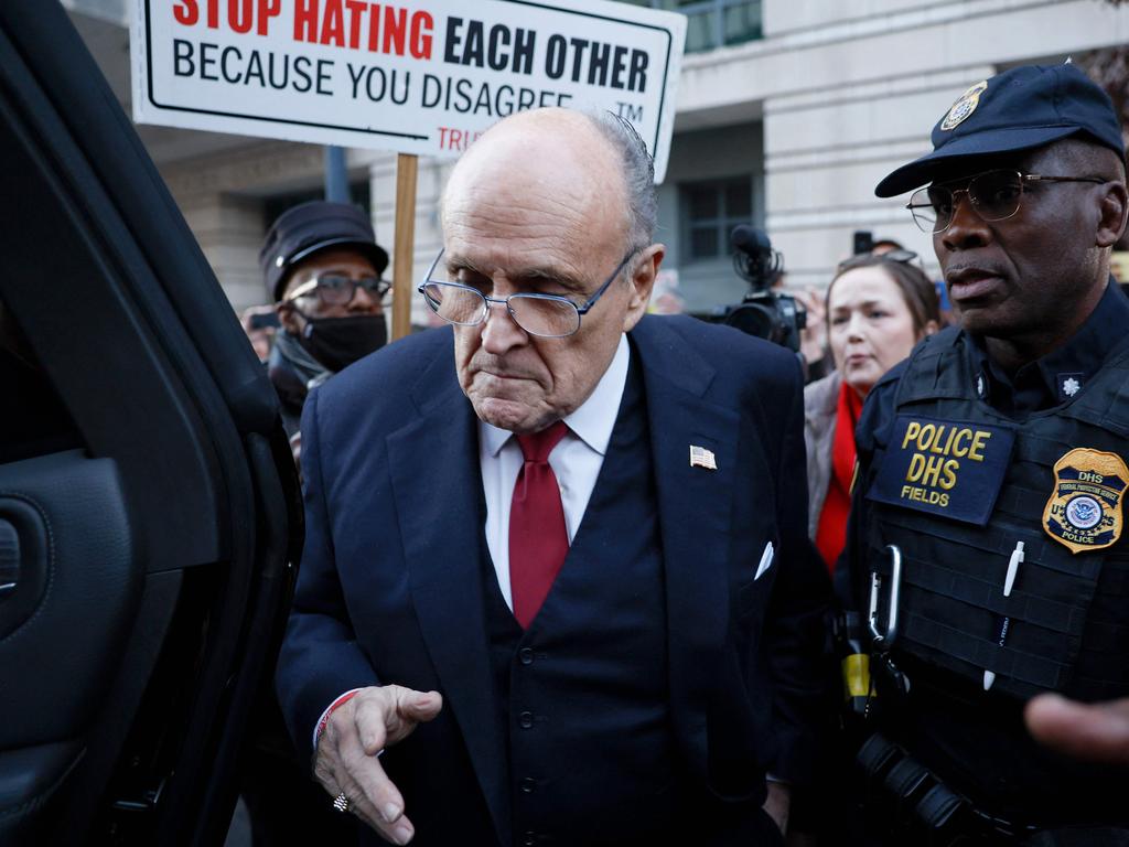 Rudy Giuliani says he doesn’t have that amount of money. Picture: Anna Moneymaker/Getty Images/AFP