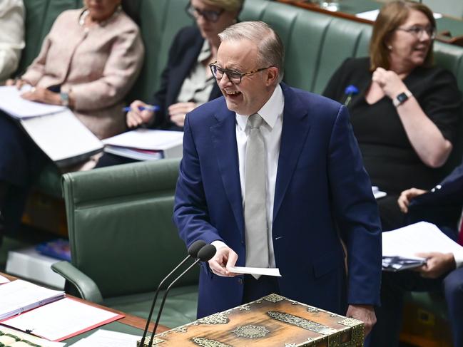 Prime Minister Anthony Albanese says the Voice is about proper recognition for Indigenous Australians. Picture: NCA NewsWire / Martin Ollman