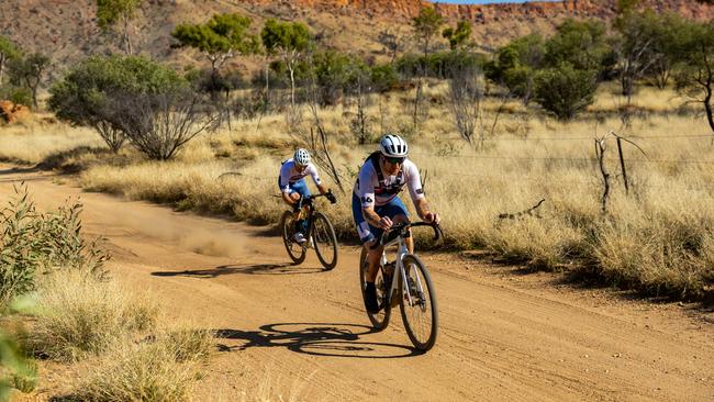 The Shimano Gravel Muster is coming back to Alice Springs August 2025 for its second iteration, promising to take riders through the East MacDonnell Ranges and more. Picture: Forktail