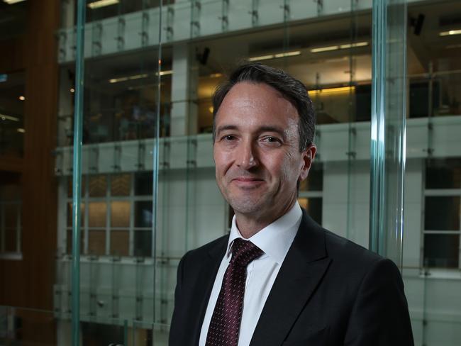 11/02/2019. Richard Howes the new CEO of Challenger. Pictured at their offices in Sydney's CBD ahead of announcing the company's half-year profit. Britta Campion / The Australian