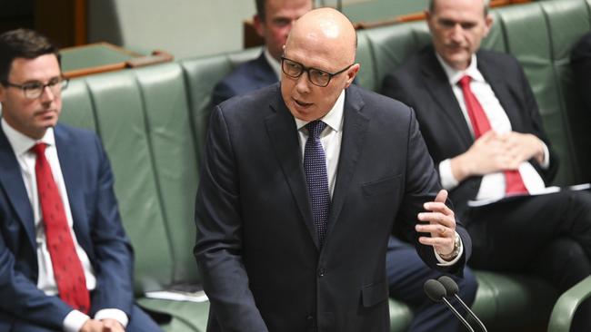 Opposition Leader Peter Dutton says the government has left ‘more questions than answers’. Picture: NCA NewsWire / Martin Ollman