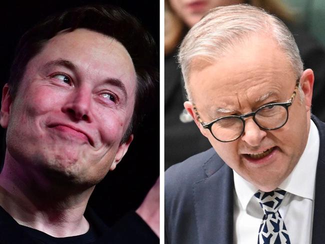 Elon Musk called Anthony Albanese a fascist in a brutal tweet.