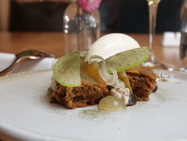 The apple dessert. Picture: Nicole Cleary