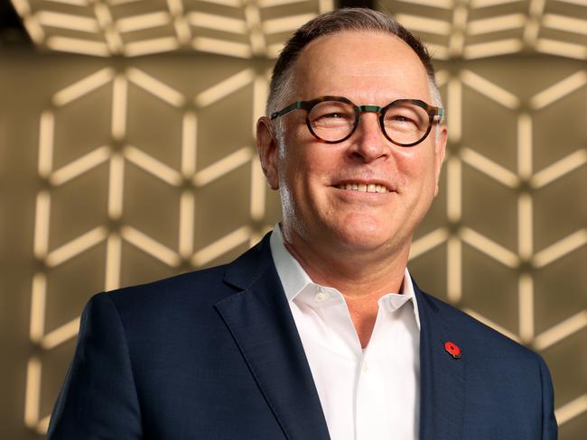 Westpac head of consumer and business banking Chris de Bruin after an interview with him on the bank's full year results and divisional performance. Picture - Chris Pavlich for The Australian