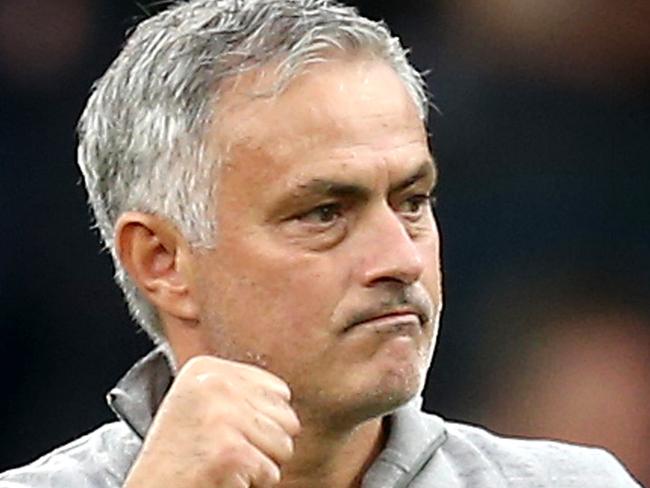 BURNLEY, ENGLAND - SEPTEMBER 02:  Jose Mourinho, Manager of Manchester United celebrates after the Premier League match between Burnley FC and Manchester United at Turf Moor on September 2, 2018 in Burnley, United Kingdom.  (Photo by Jan Kruger/Getty Images)