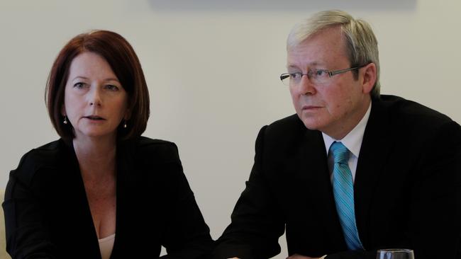 They were the best of friends, they were the worst of friends. Julia Gillard and Kevin Rudd.