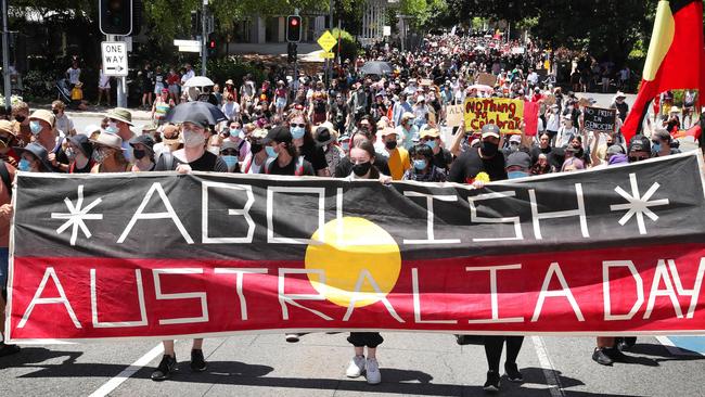 Invasion Day protests will be held across the country today. Picture: Liam Kidston