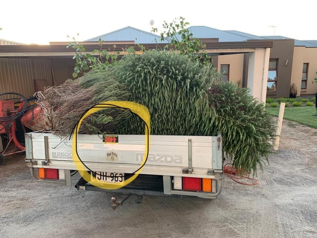 Have you seen this ute? Vinnie Colasante from Adelaide posted that his dad's ute that was stolen. An identifiable sticker of rock band KISS is labelled on the tray of the ute Picture: Supplied