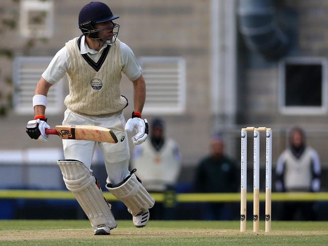 Classy Cat Eamonn Vines hit his 11th Premier Cricket ton. Picture: Peter Ristevski