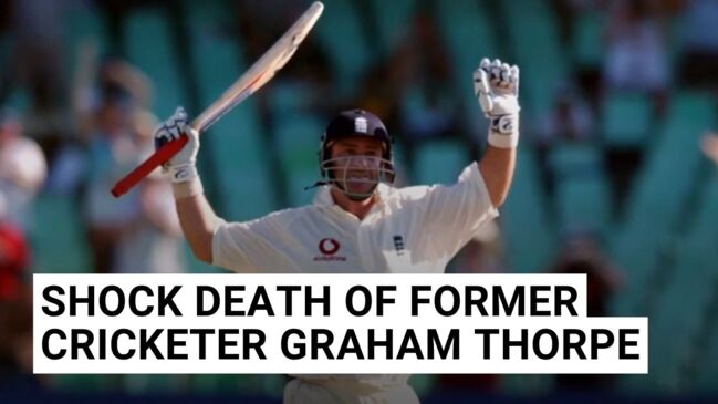 Former England and Surrey batter Graham Thorpe dies aged 55